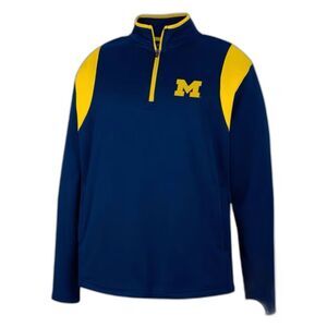 Colosseum Michigan wolverine navy blue fleece